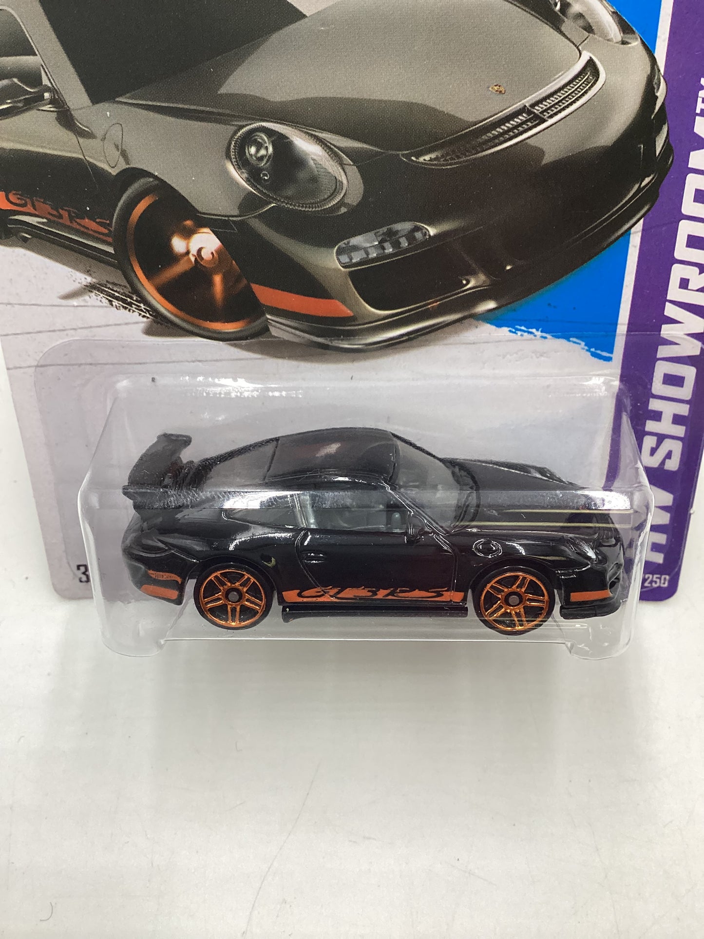 2013 Hot Wheels #157 Porsche 911 GT3 RS Black 99B