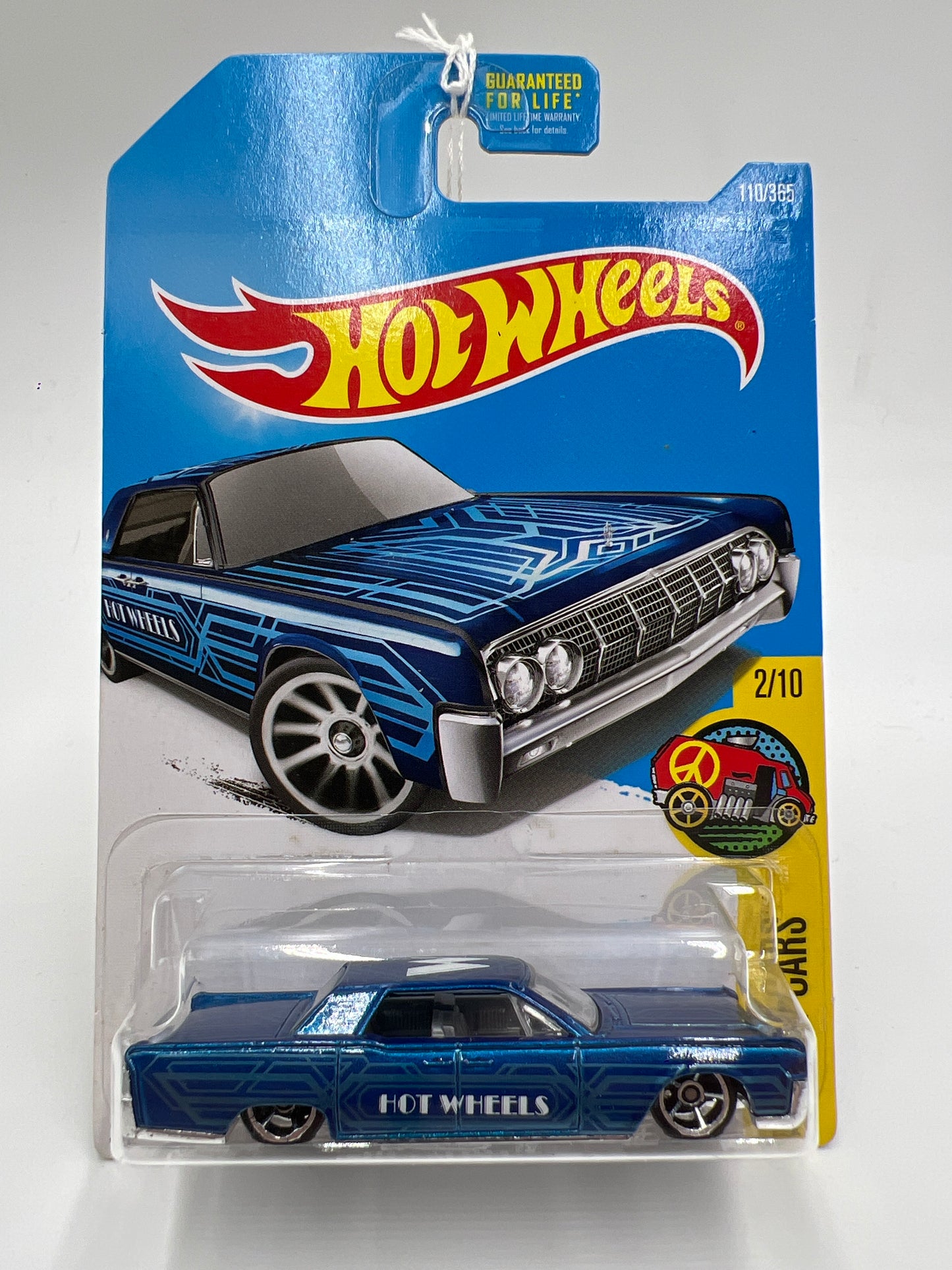 2017 Hot Wheels Art Cars #110 64 Lincoln Continental Blue 54C