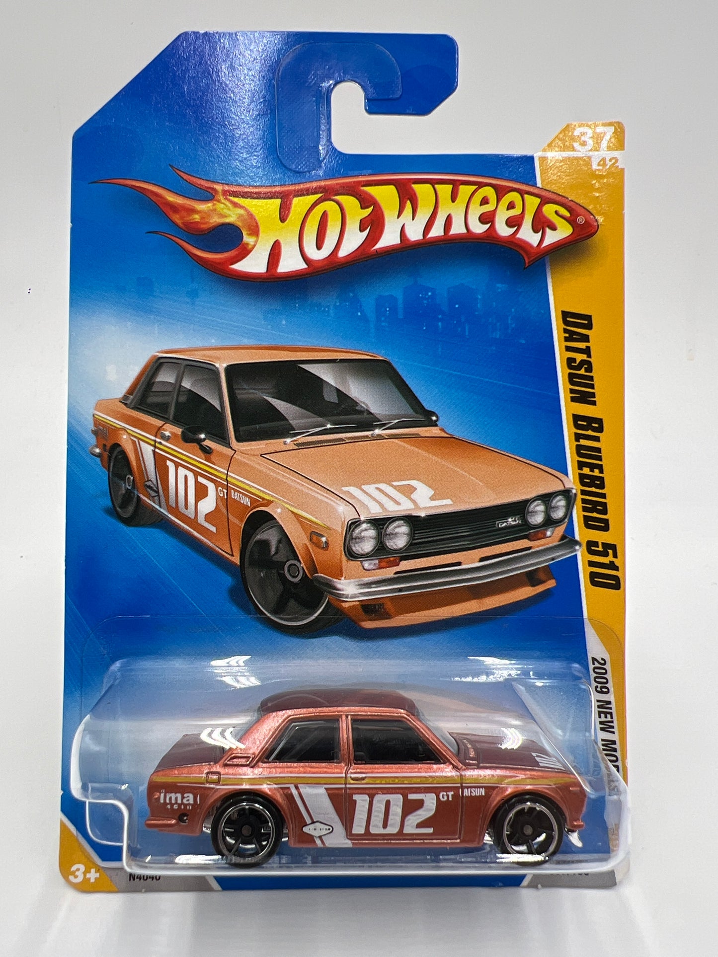 2009 Hot Wheels New Models #37 Datsun Bluebird 510 Copper W/Protector SR