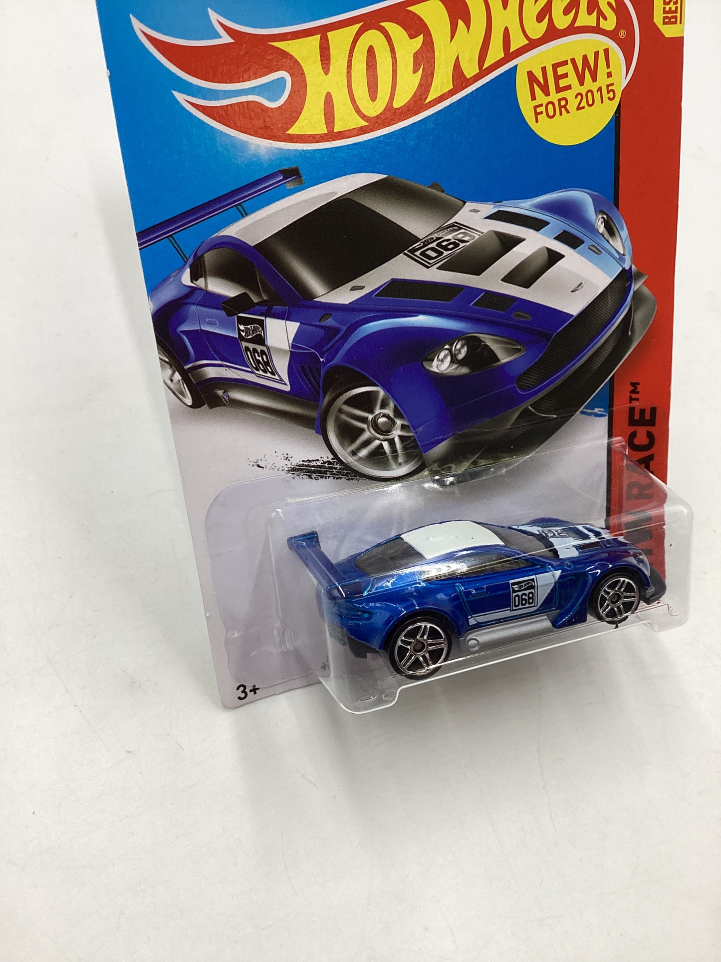 2015 Hot Wheels HW Race #149 Aston Martin Vantage GT3 Blue 107D