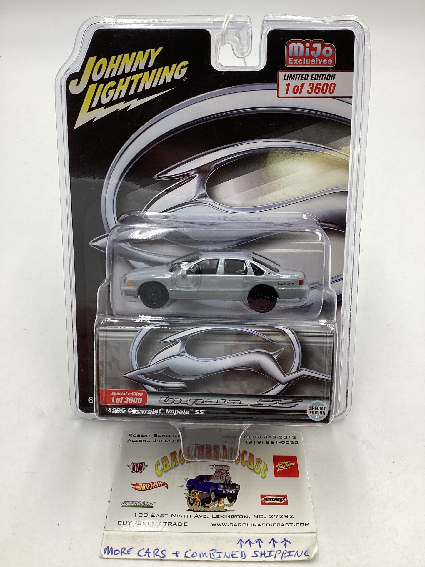 Johnny lightning x Mijo Exclusives 1996 Chevrolet Impala SS Gray 186D