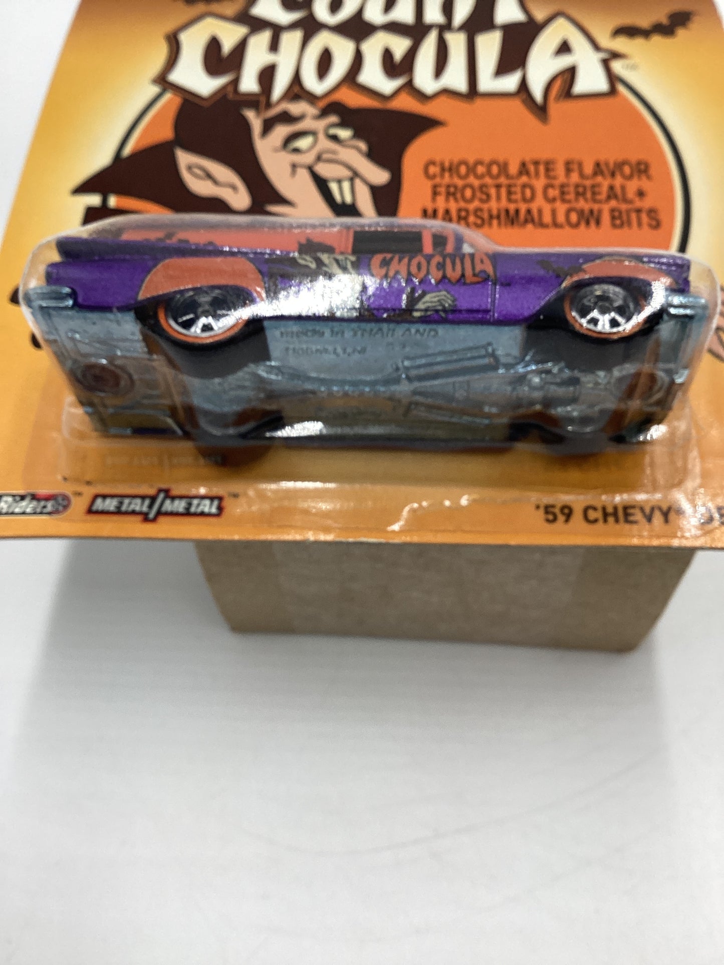 Hot Wheels Pop Culture General Mills Count Chocula 59 Chevy Delivery Purple / Orange 263H