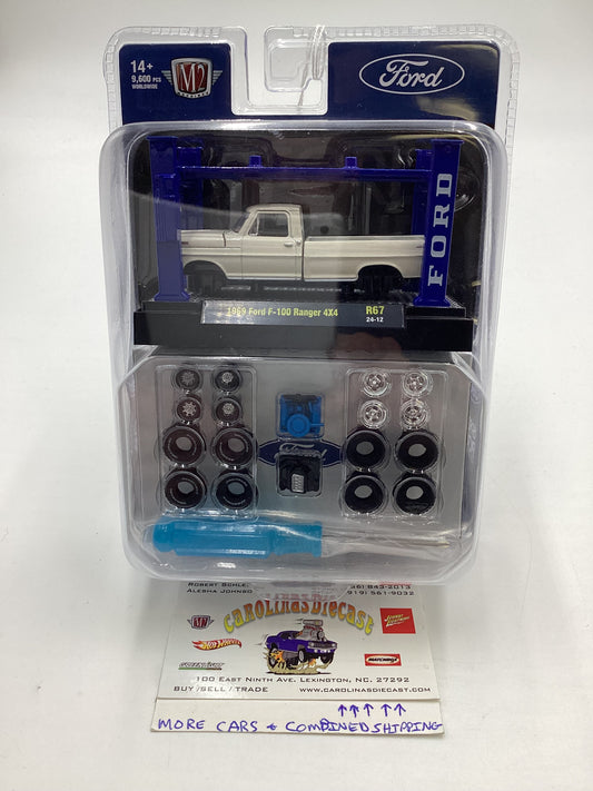 M2 Machines Model Kit 1969 Ford F-100 Ranger Truck 4x4 White R67 201G