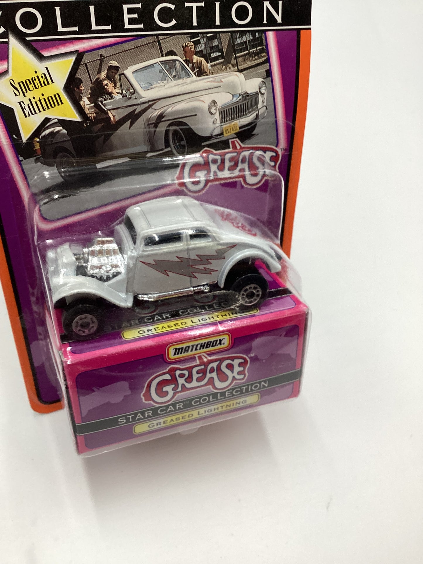 1997 Matchbox Star Car Collection Grease Greased Lightning White 208H