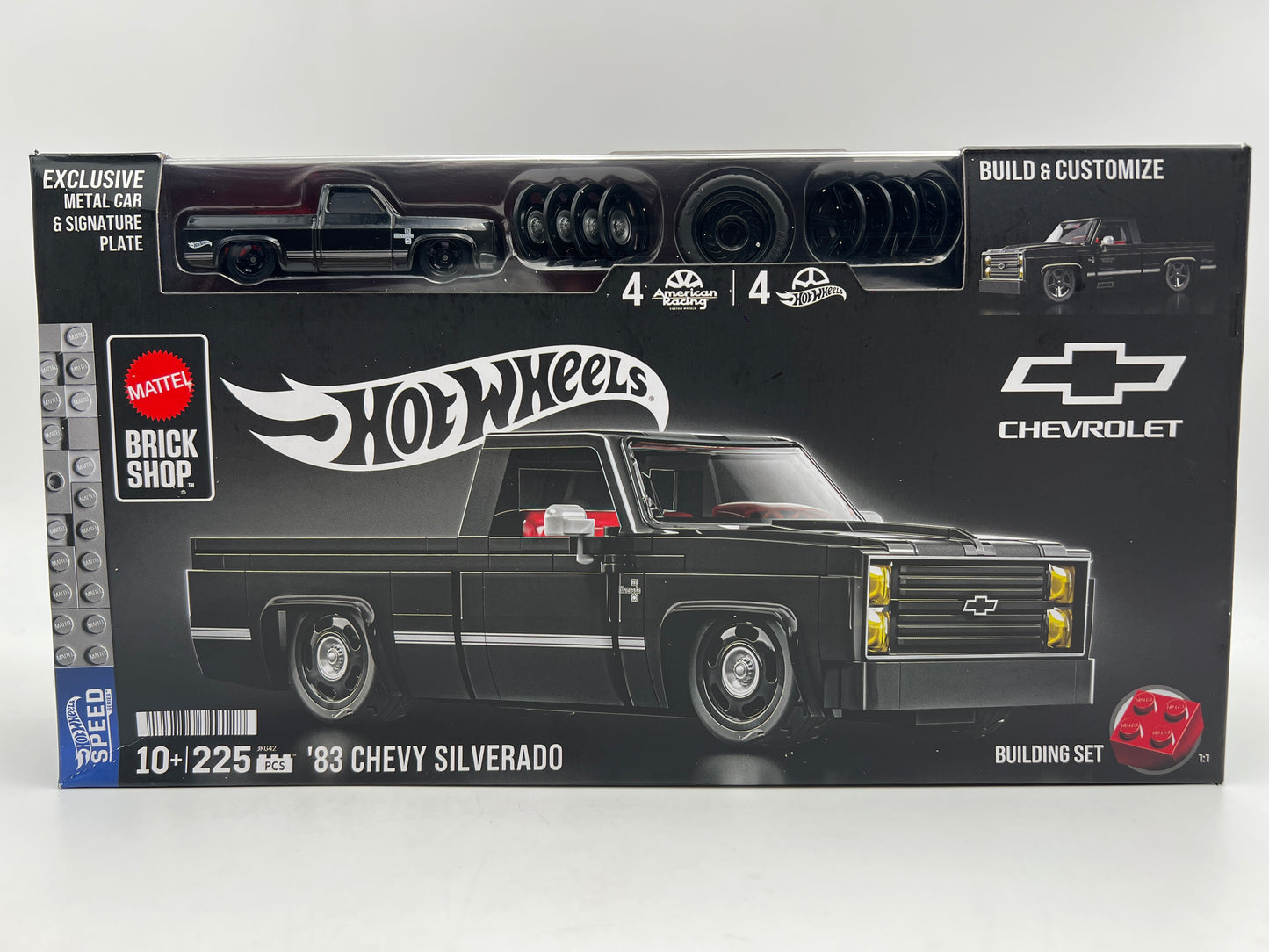 Hot Wheels Mattel Brick Shop 83 Chevy Silverado W/Box Unopened