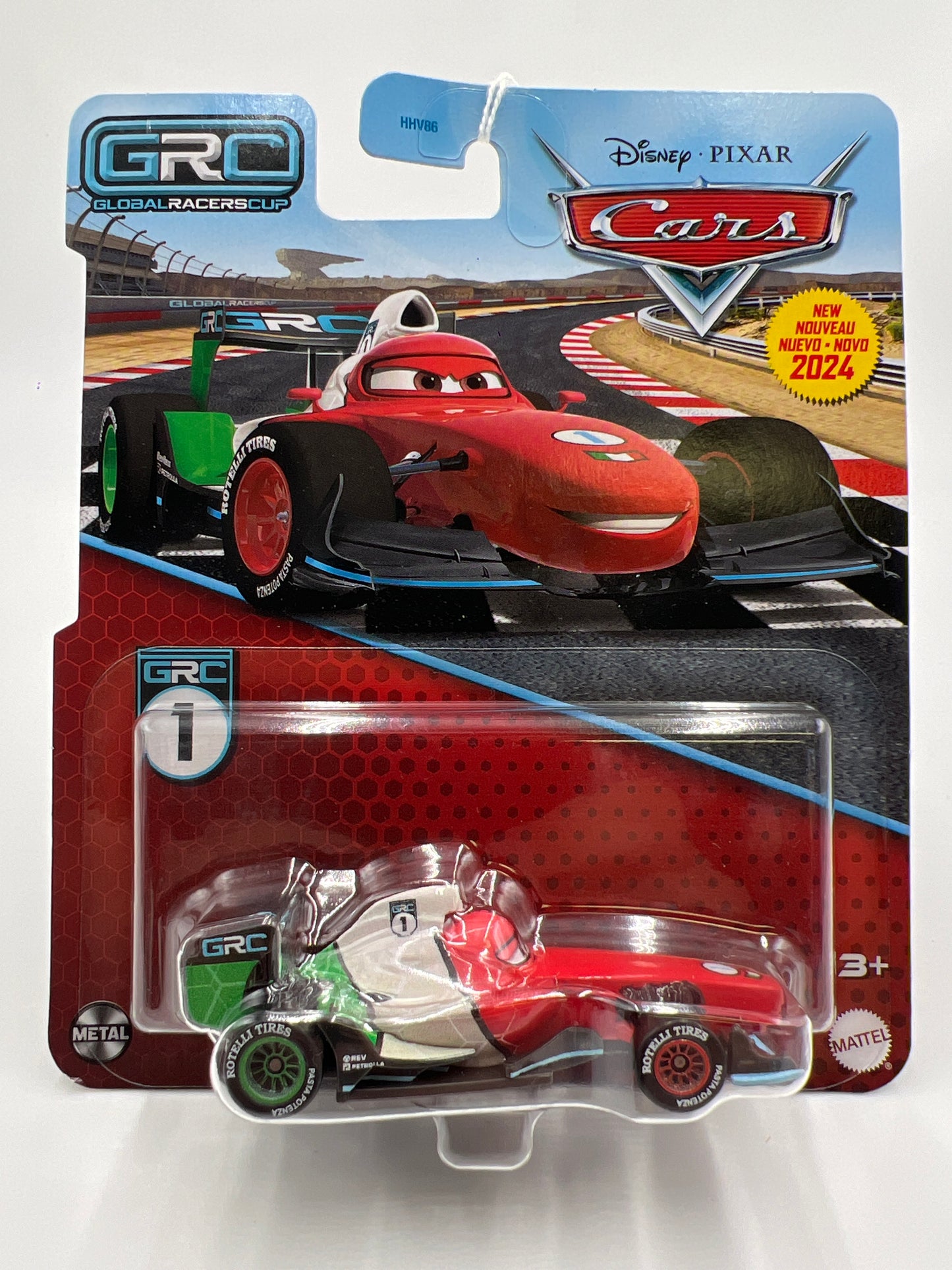 2024 Disney Pixar Cars GRC #1 Francesco Bernoulli Red 142C