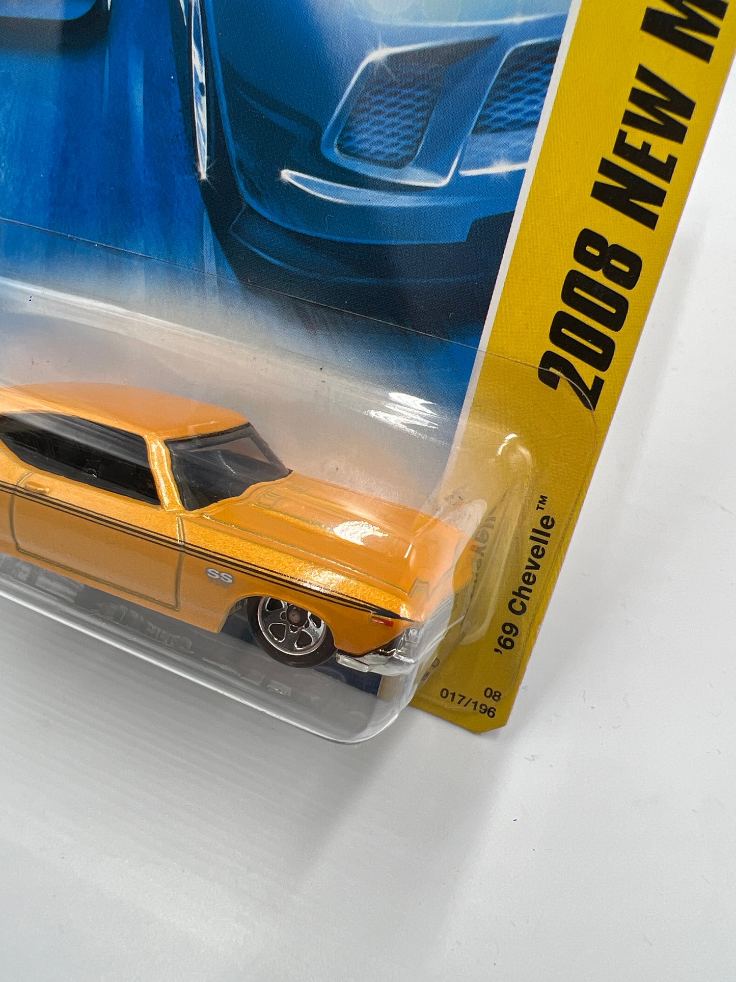 2008 Hot Wheels New Models #17 69 Chevelle Yellow 5C