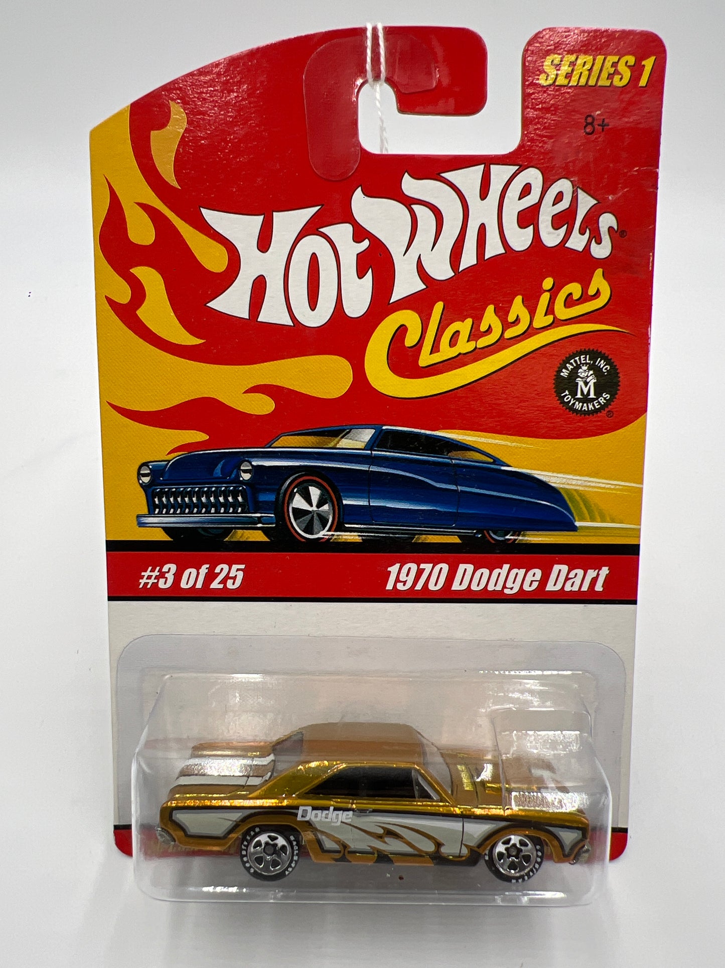 Hot Wheels Classics Series 1 #3 1970 Dodge Dart Gold