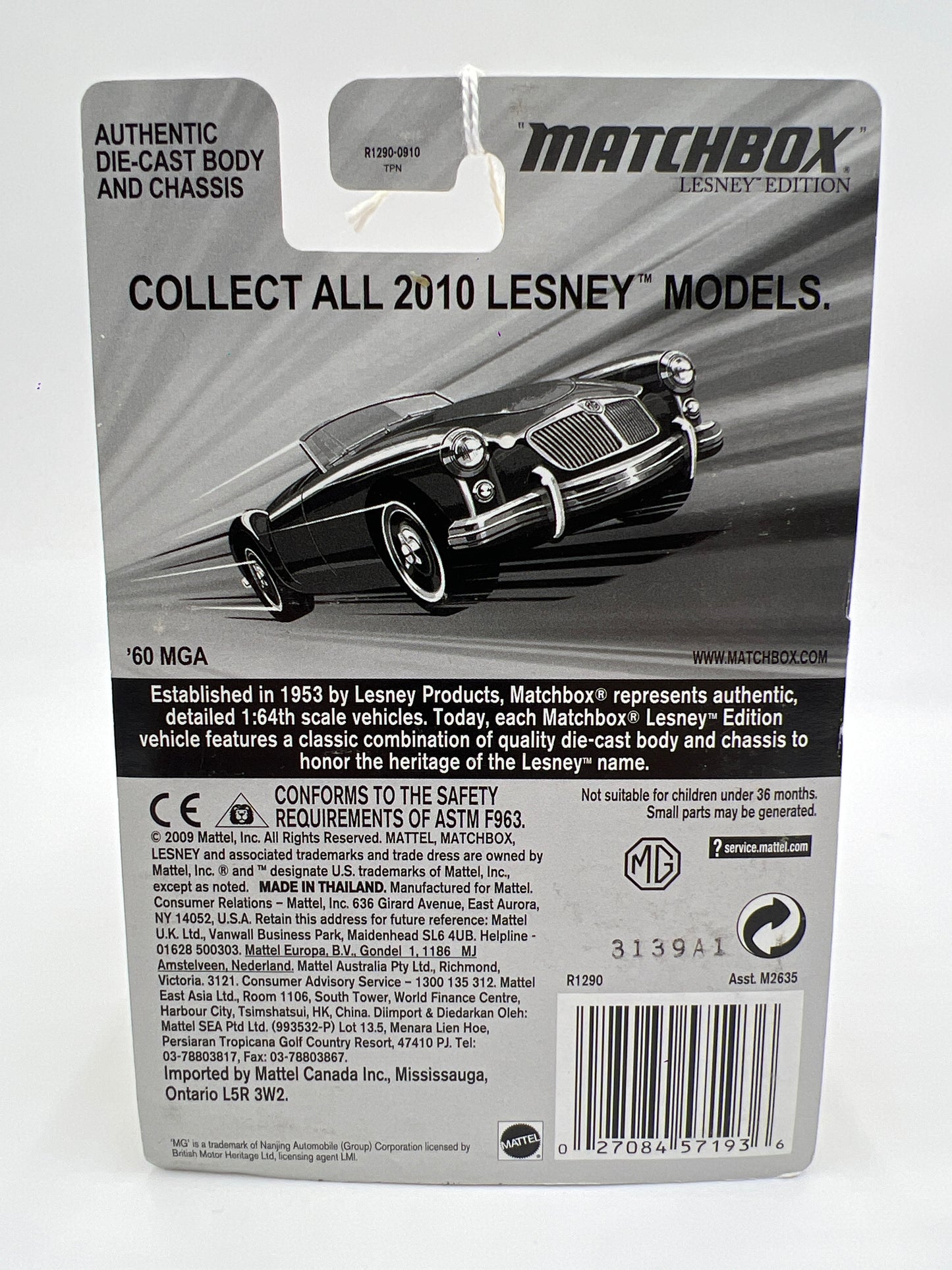 Matchbox Lesley Edition 60 MGA Dark Green SR