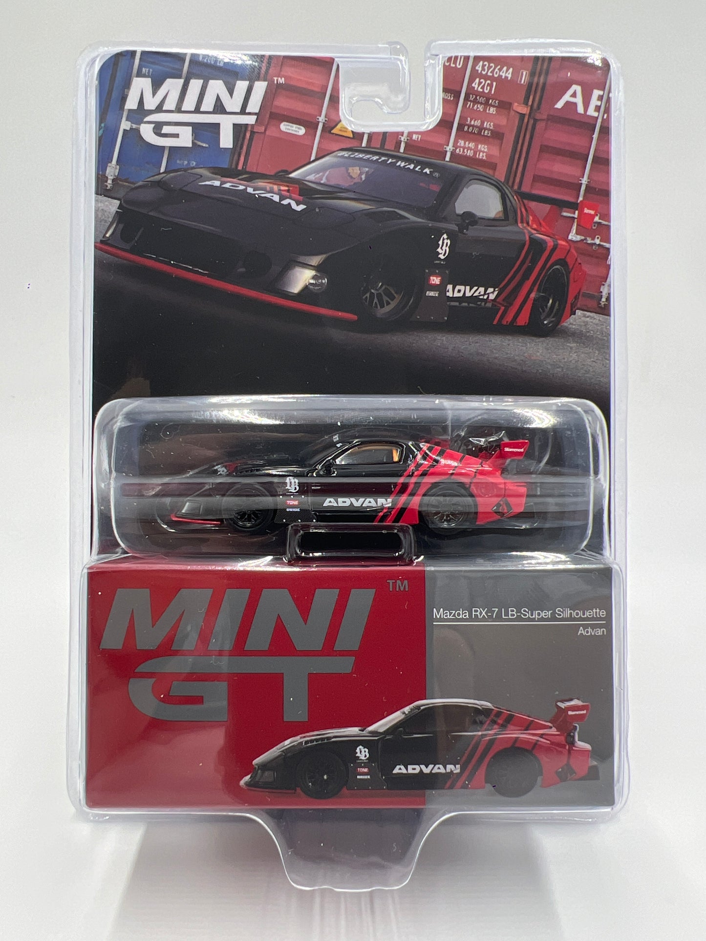 Mini GT #983 Advan Mazda RX-7 LB-Super Silhouette 232B