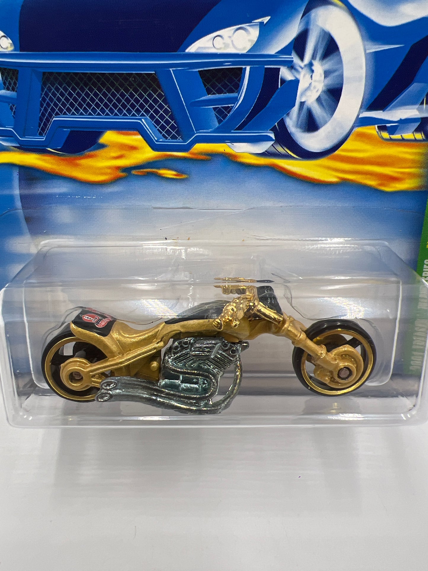2001 Hot Wheels Treasure Hunt #5 Blast Lane Gold 273E