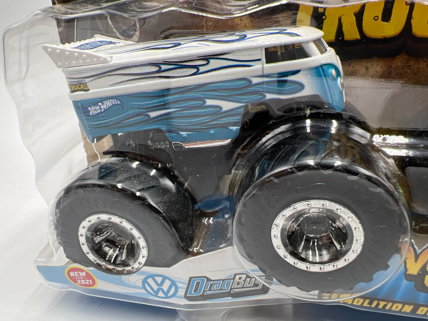 Hot Wheels Monster Trucks Demolition Doubles VW Drag Bus Vs Volkswagen Beetle 136G