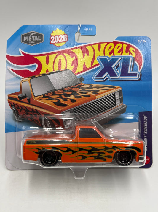 2026 Hot Wheels XL #3 83 Chevy Silverado Orange