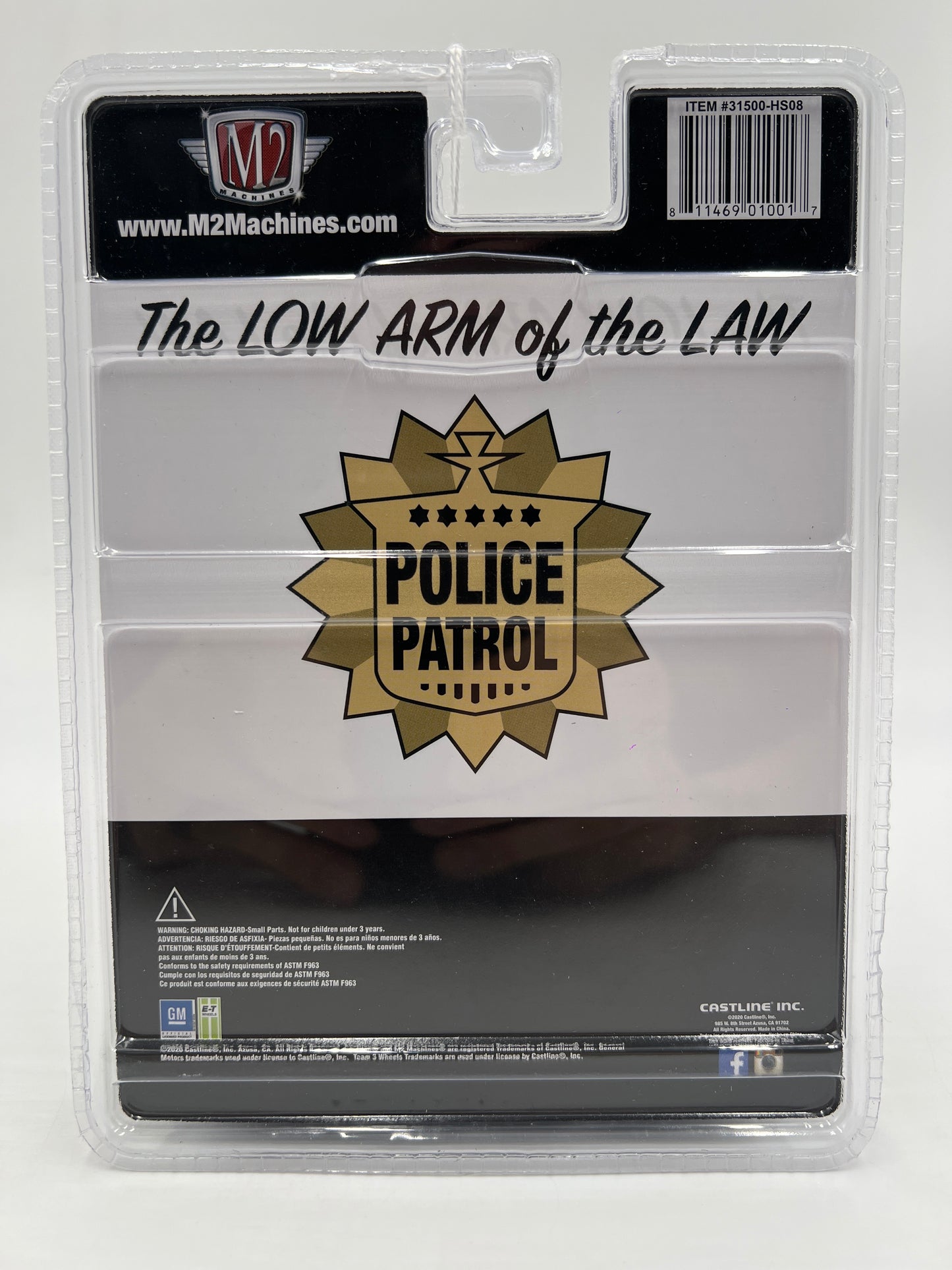 M2 Machines Hobby Exclusive CHASE Police Patrol 1976 Chevrolet Scottsdale HS08