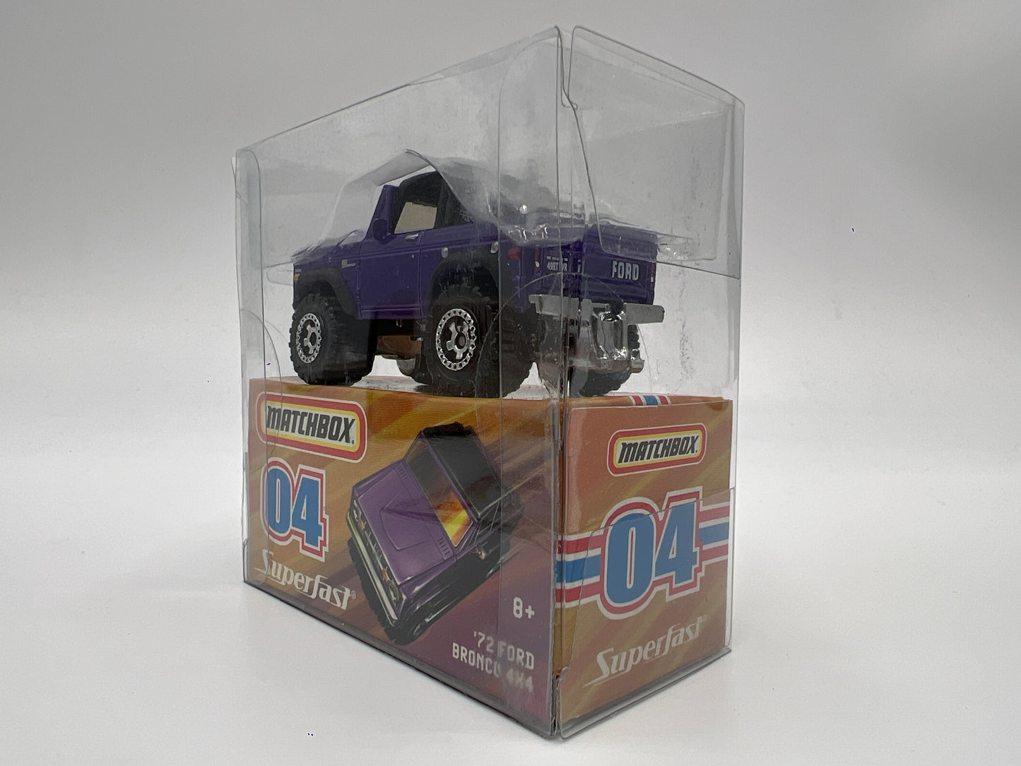 Matchbox Superfast #4 72 Ford Bronco 4x4 Purple