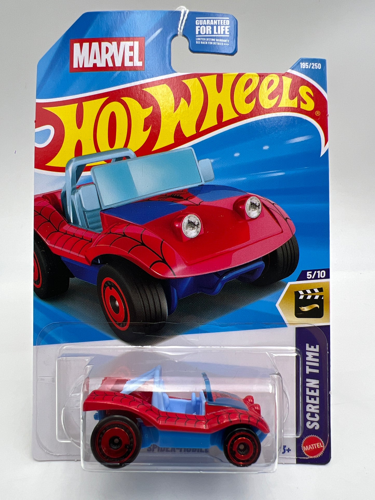 2026 Hot Wheels K Case #195 Spider-Mobile Red/Blue