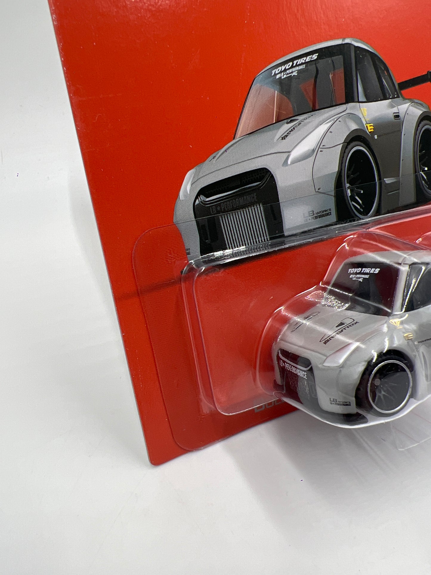 Mini GT Qube Carz Liberty Walk #2 Nissan GT-R R35 LB Works Type 1 Rear Wing Ver 1 Matte Grey 177E