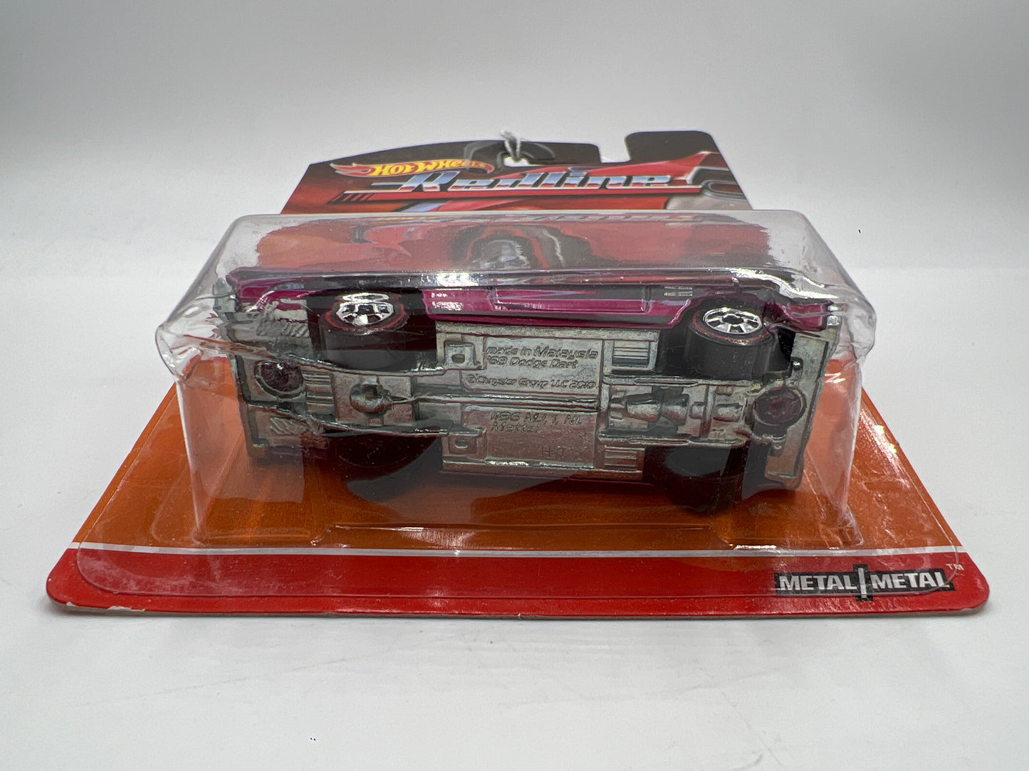 Hot Wheels Heritage Redline #6 68 Dodge Dart Pink dented Blister 160N