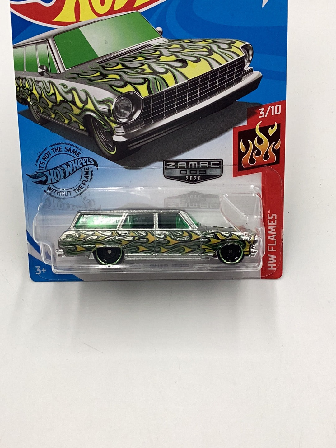 2020 Hot Wheels #141 64 Chevy Nova Wagon Walmart Exclusive Zamac #9 146E