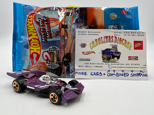 2021 Hot Wheels Mystery Models Series 2 #11 Formula Flashback Iridescent Purple