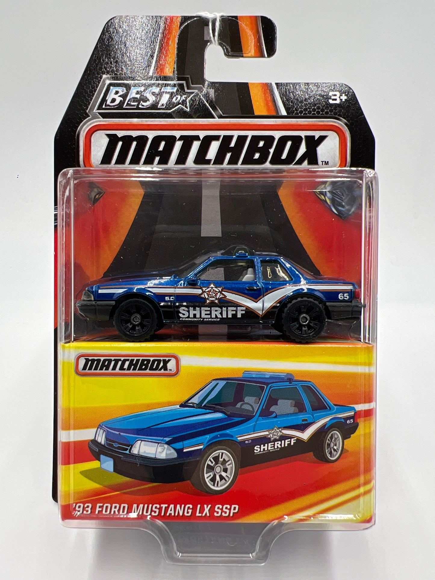 Matchbox Best of Matchbox Series 1 93 Ford Mustang LX SSP Sheriff 168K