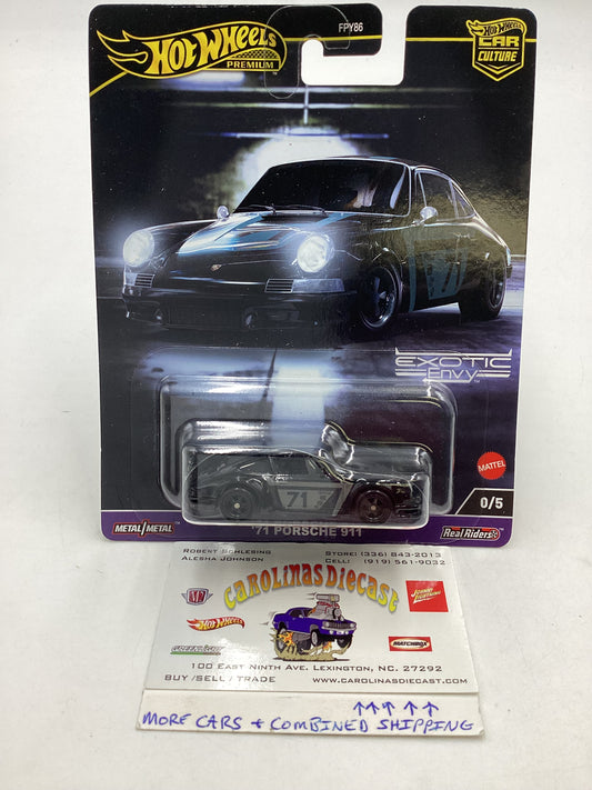 2024 Hot wheels Exotic Envy CHASE 0/5 71 Porsche 911 Black with protector