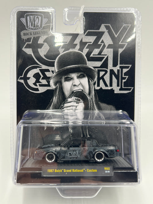 M2 Machines R02 Rock Legends Ozzy Ozbourne 1987 Buick Grand National Custom Black