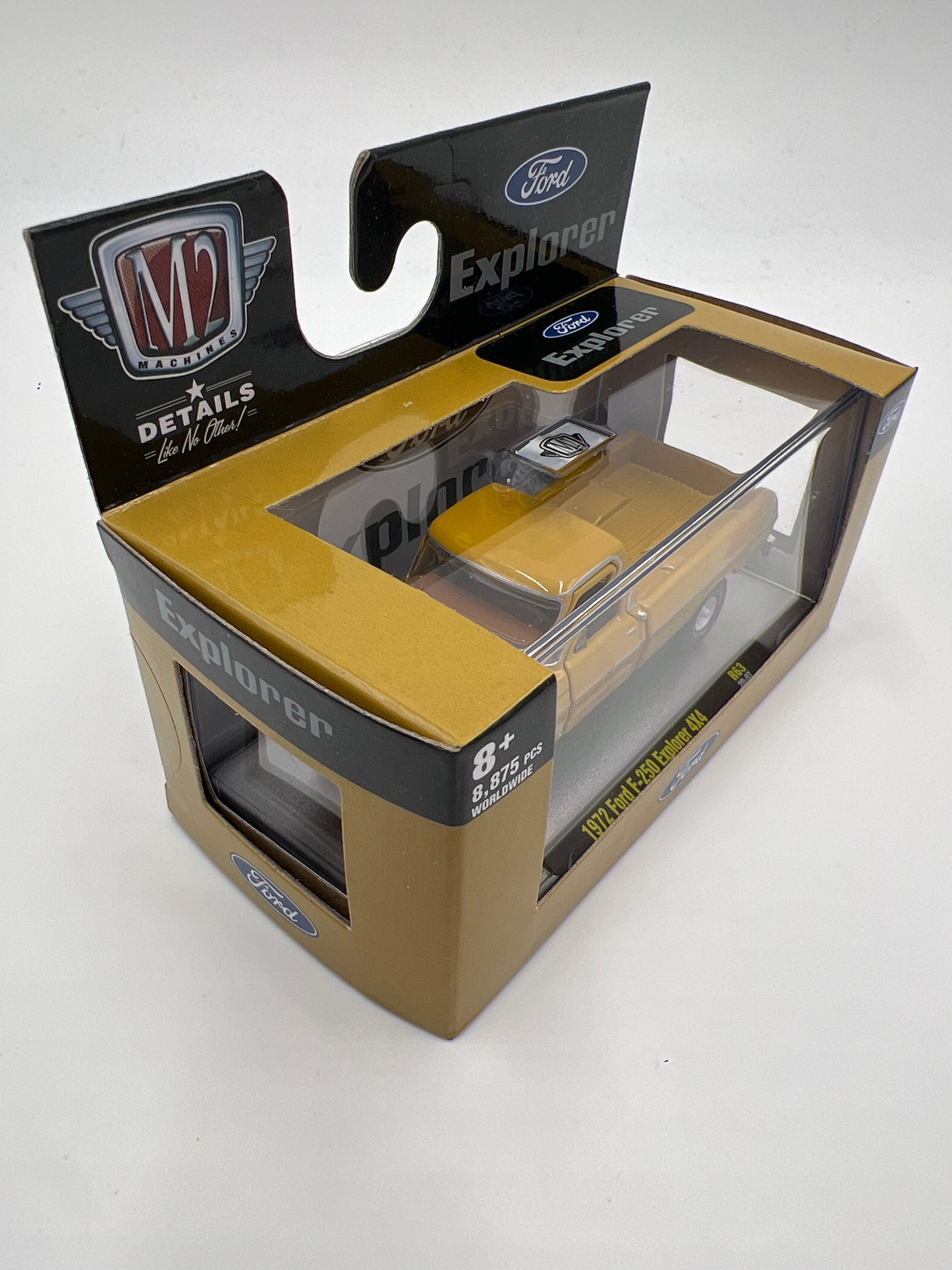 M2 Machines 1972 Ford F-250 Explorer 4x4 Yellow R63