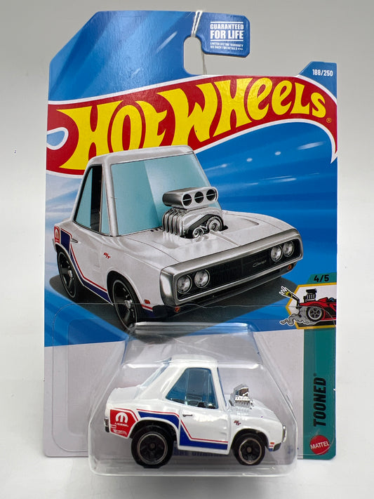 2026 Hot Wheels J Case #188 Tooned 70 Dodge Charger White