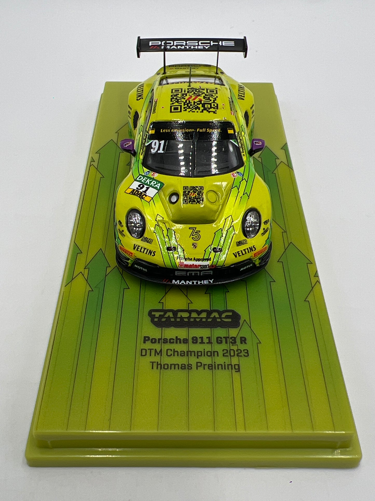 Tarmac Works x IXO Models Porsche 911 GT3 R DTM Champion 2023