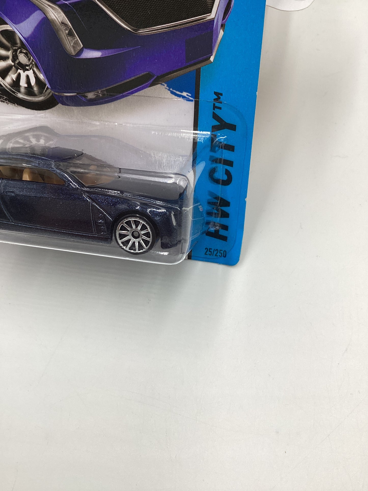 2015 Hot wheels HW City #25 Blue Cadillac Elmiraj 56D