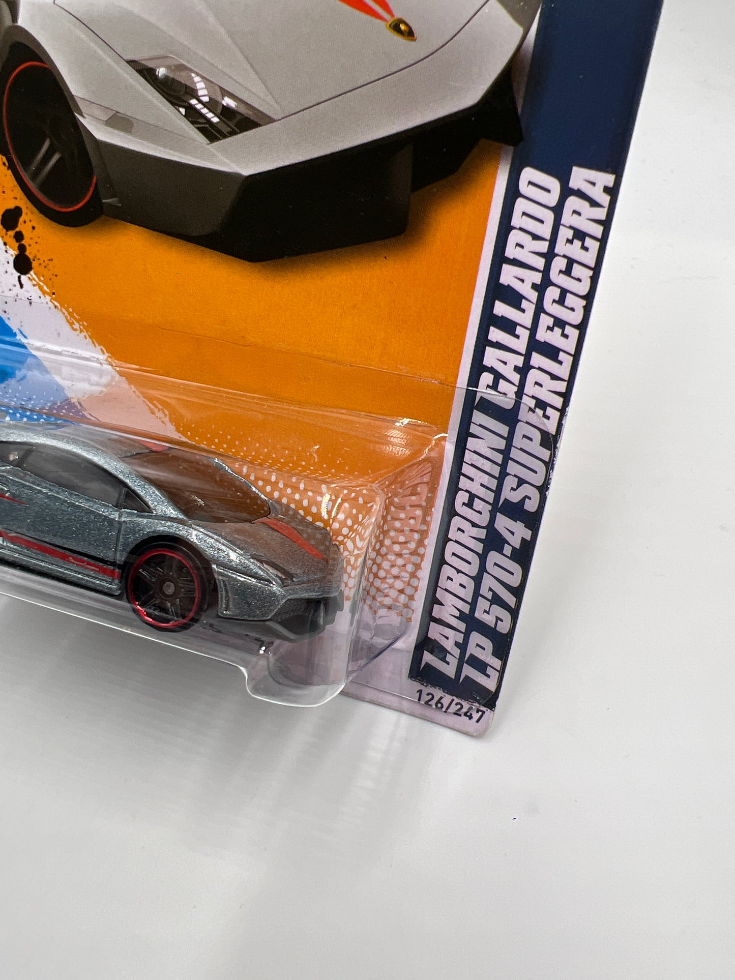 2012 Hot Wheels All Stars #126 Lamborghini Gallardo LP 570-4 SuperLeggera Silver