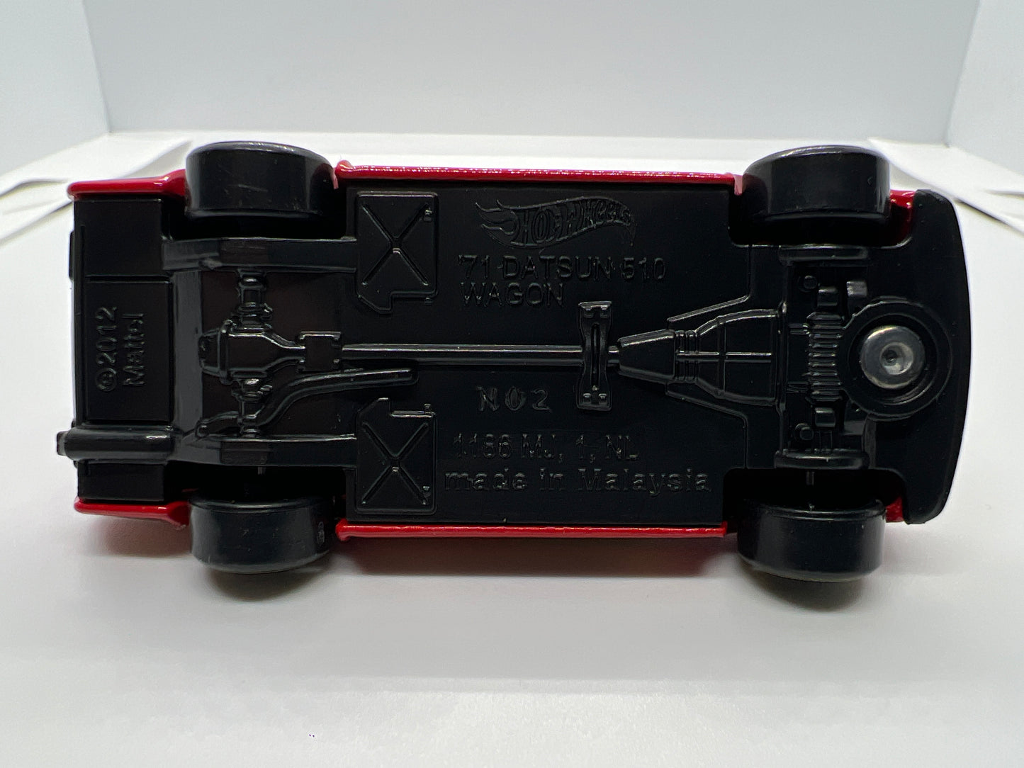 Hot Wheels 1/64 Mainline 71 Datsun 510 Wagon Momo Red Loose