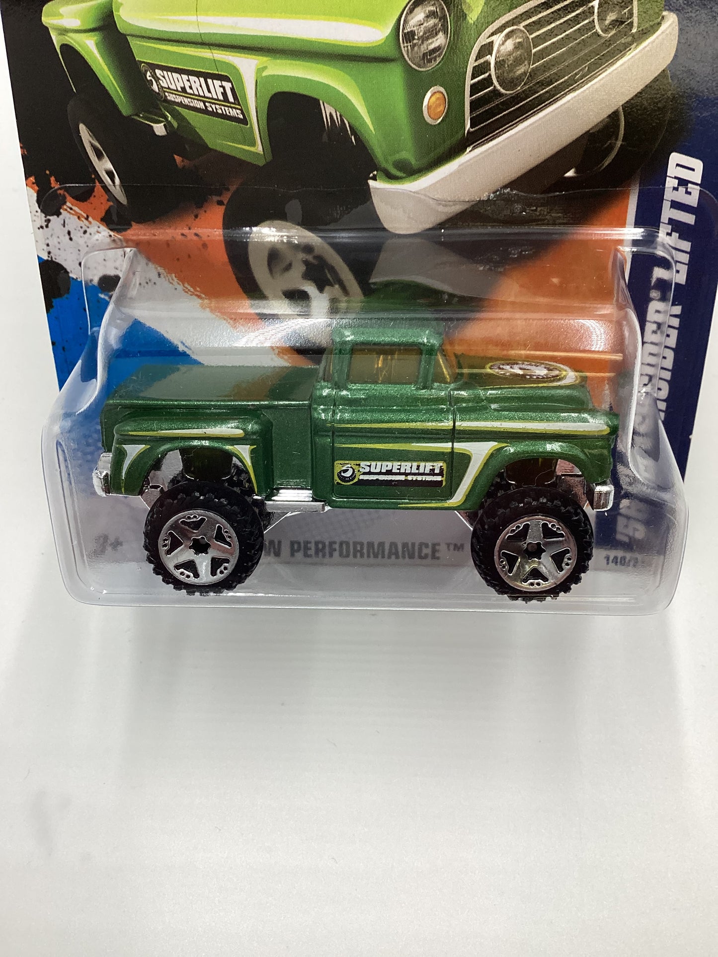 2011 Hot wheels #140 56 Flashsider Lifted Green