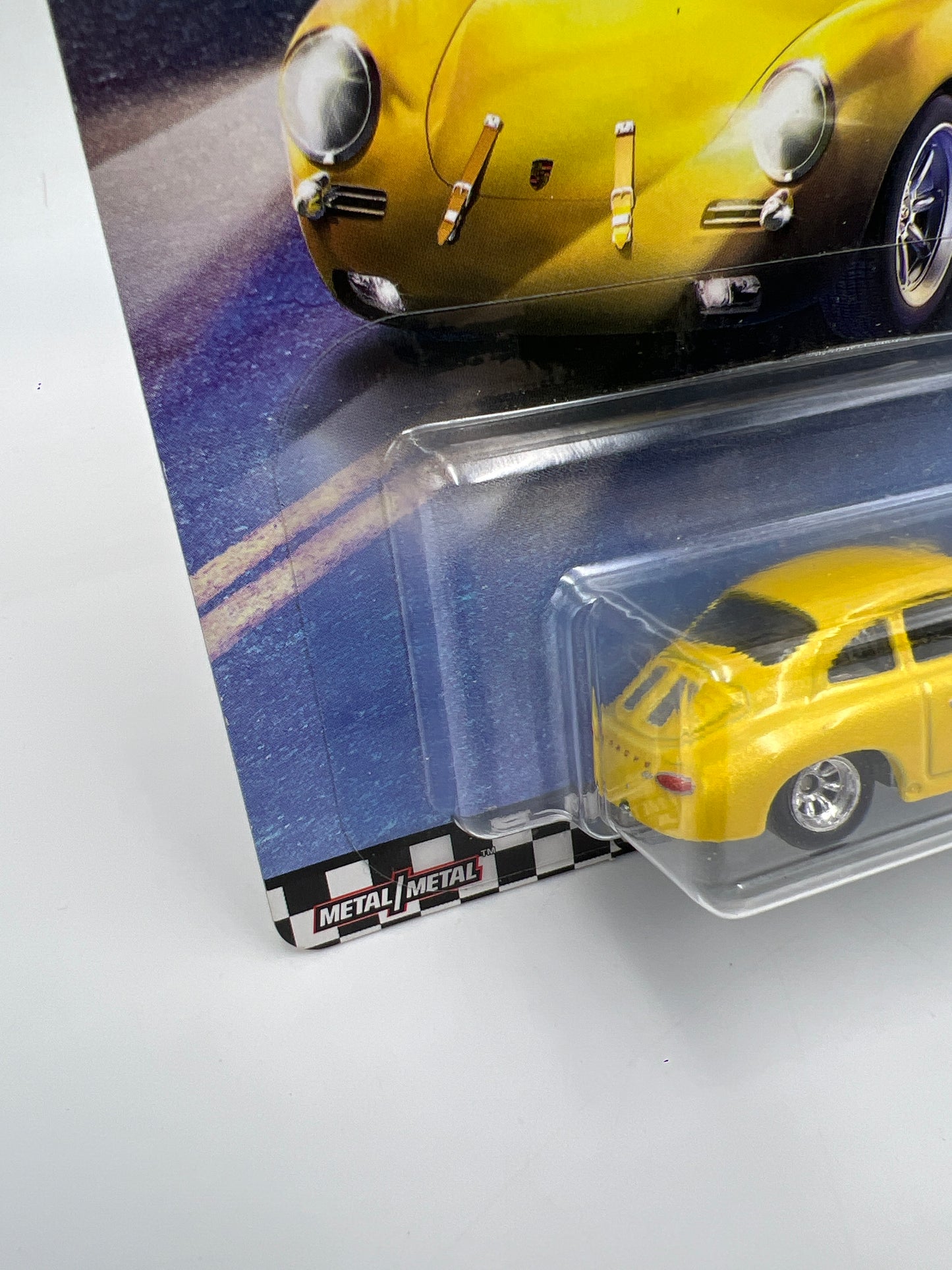 Hot Wheels Premium Boulevard #6 Porsche 356 Outlaw Yellow W/Protector