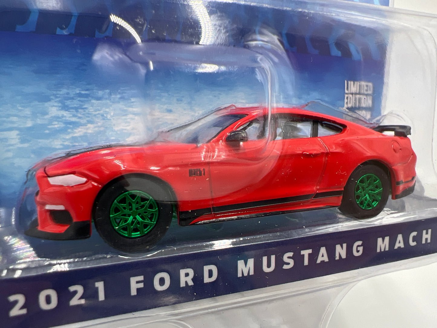 Greenlight The Stampede Series 1 CHASE 2021 Ford Mustang Mach 1 Red