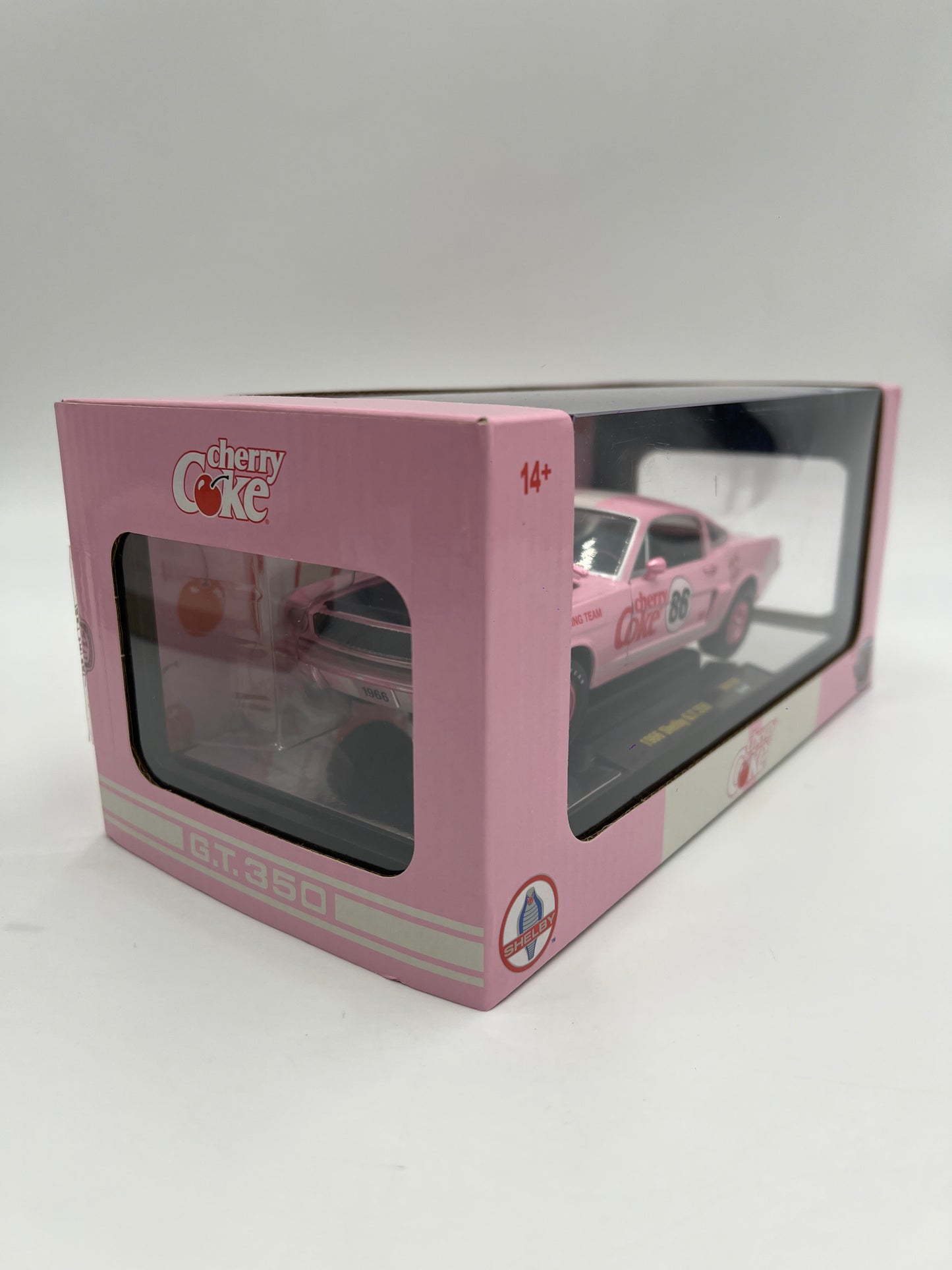 M2 Machines 1/24 Walmart CHASE Coca Cola Cherry Coke 1966 Shelby G.T.350 Pink WMTS01