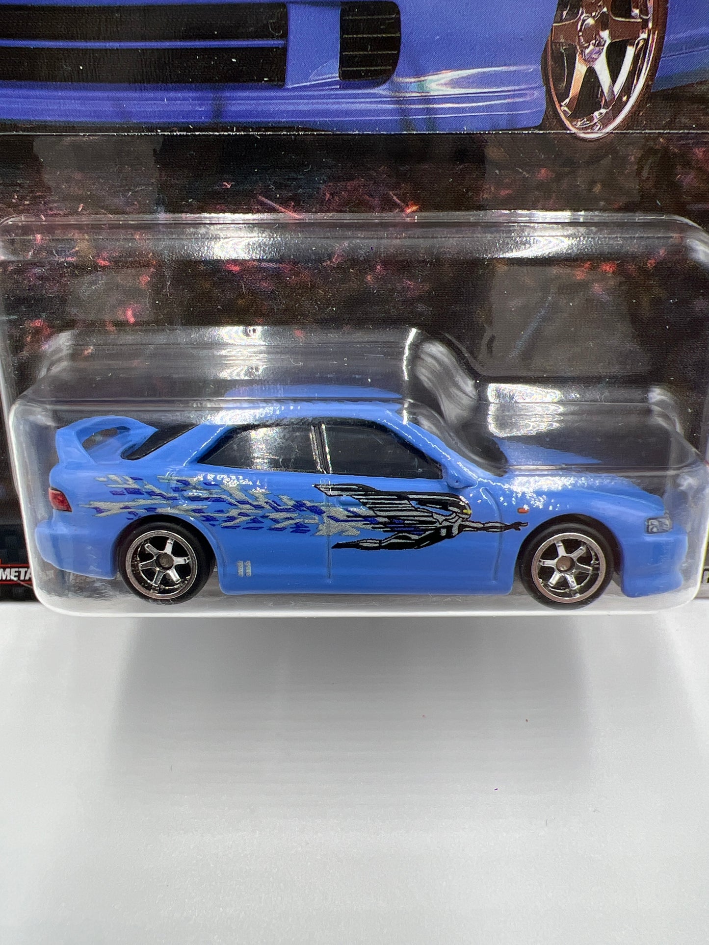 2024 Hot Wheels Gold Label Fast & Furious #1 Custom Acura Integra Sedan GSR Blue Vein on Card 246P