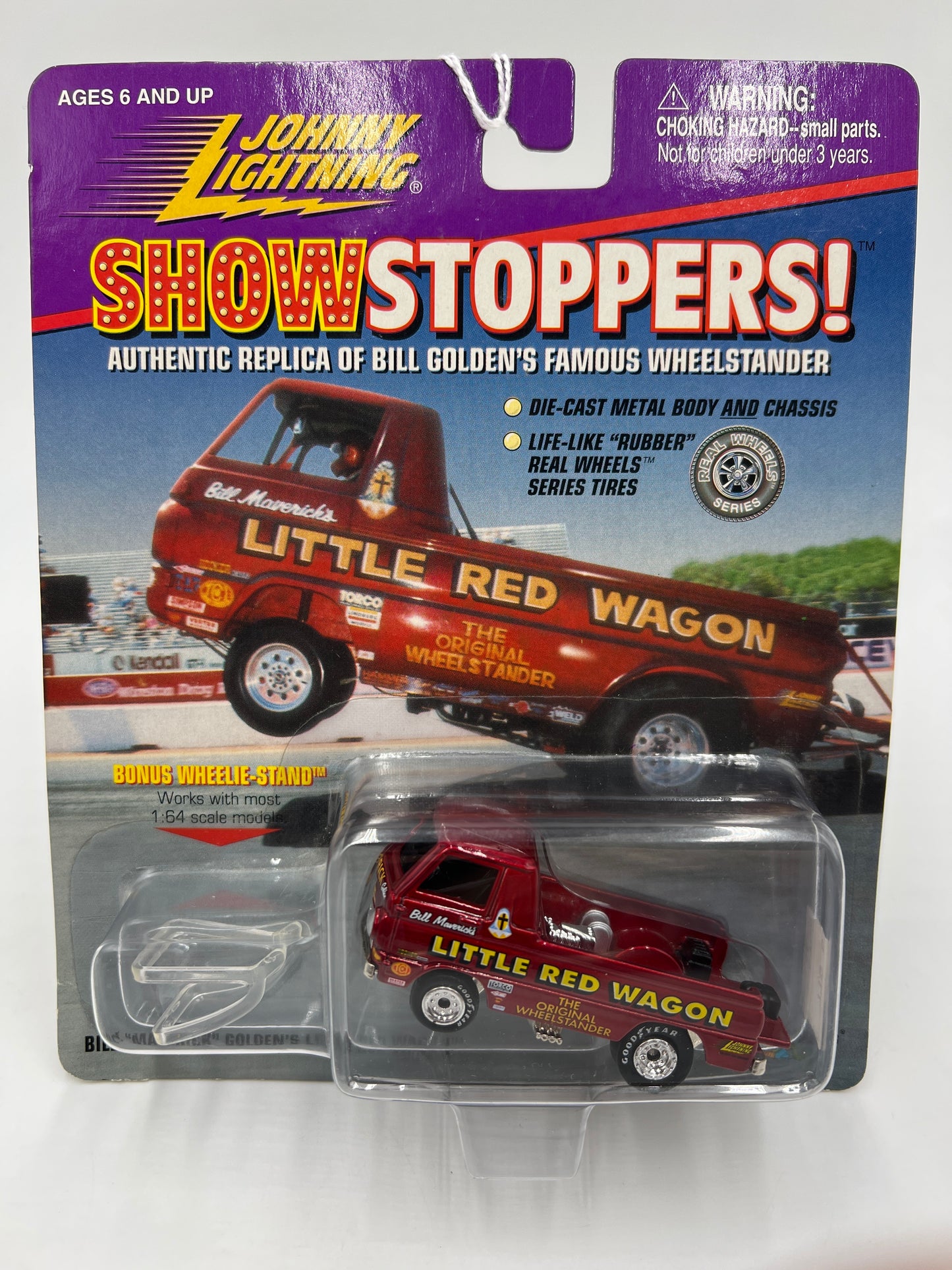 Johnny Lightning Show Stoppers Bill Maverick Goldens Little Red Wagon 231E