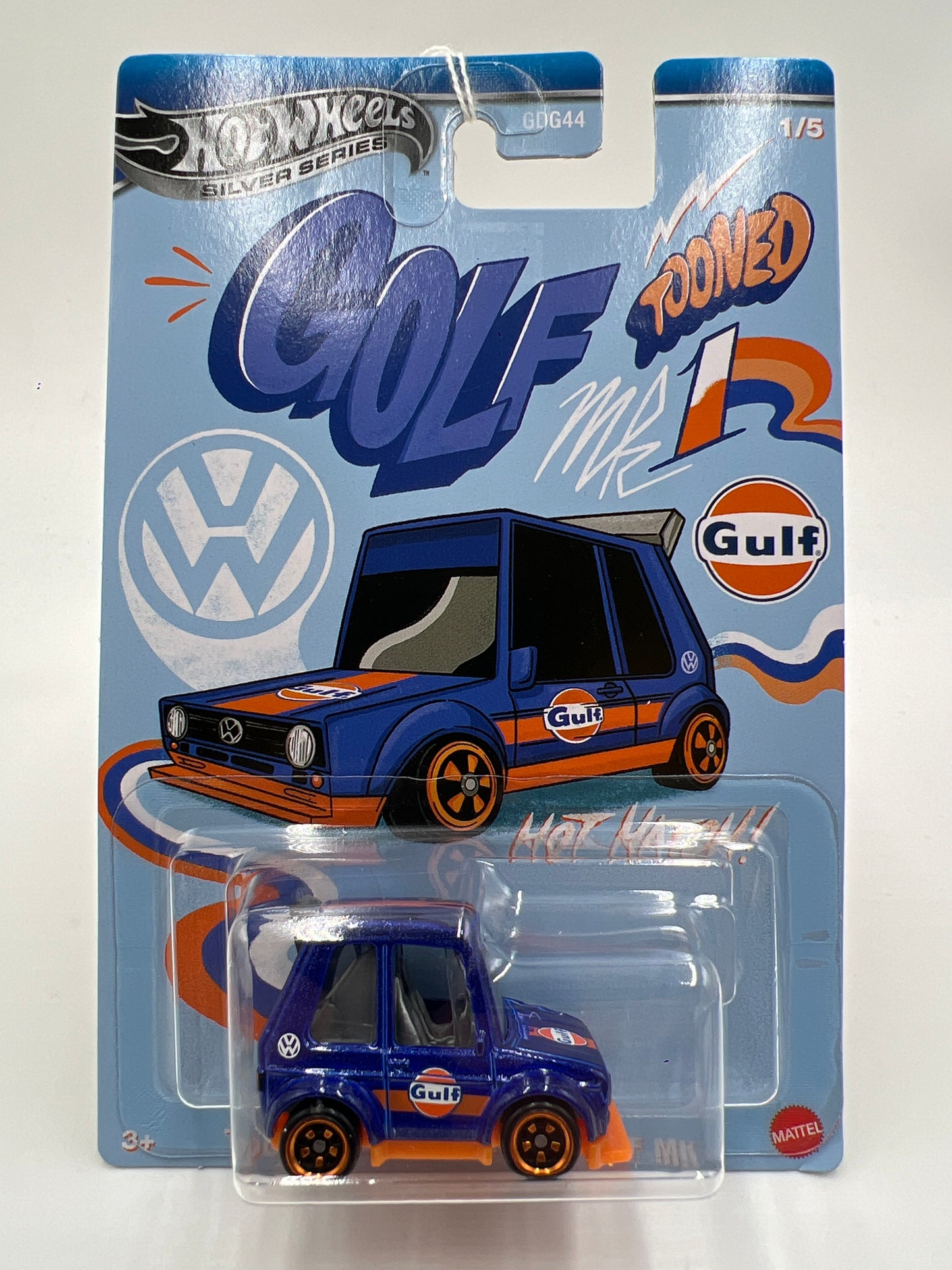 2025 Hot Wheels Silver Series Tooned Gulf Complete Set of 5