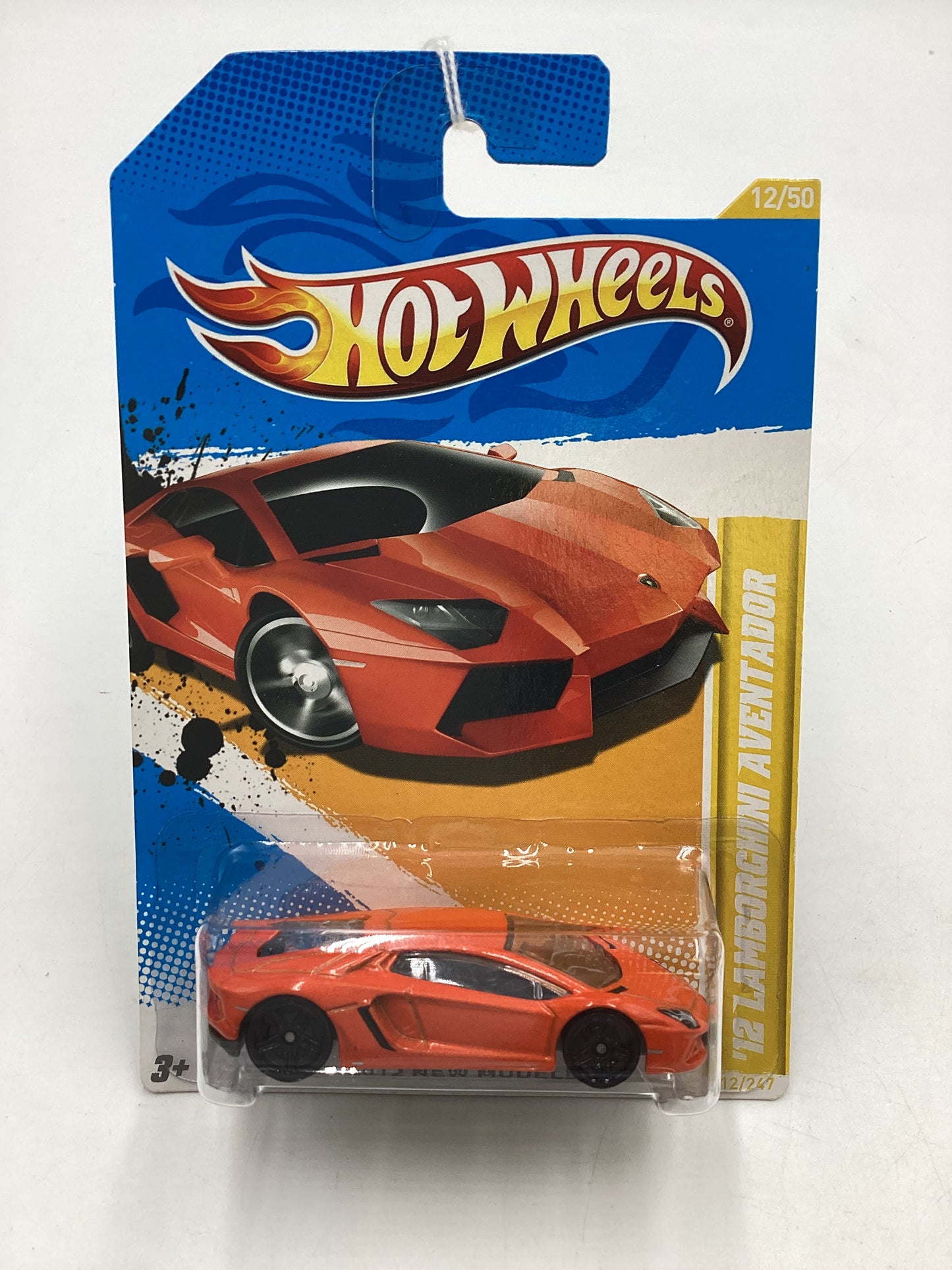 2012 Hot Wheels New Models #12 Lamborghini Aventador Orange 102E