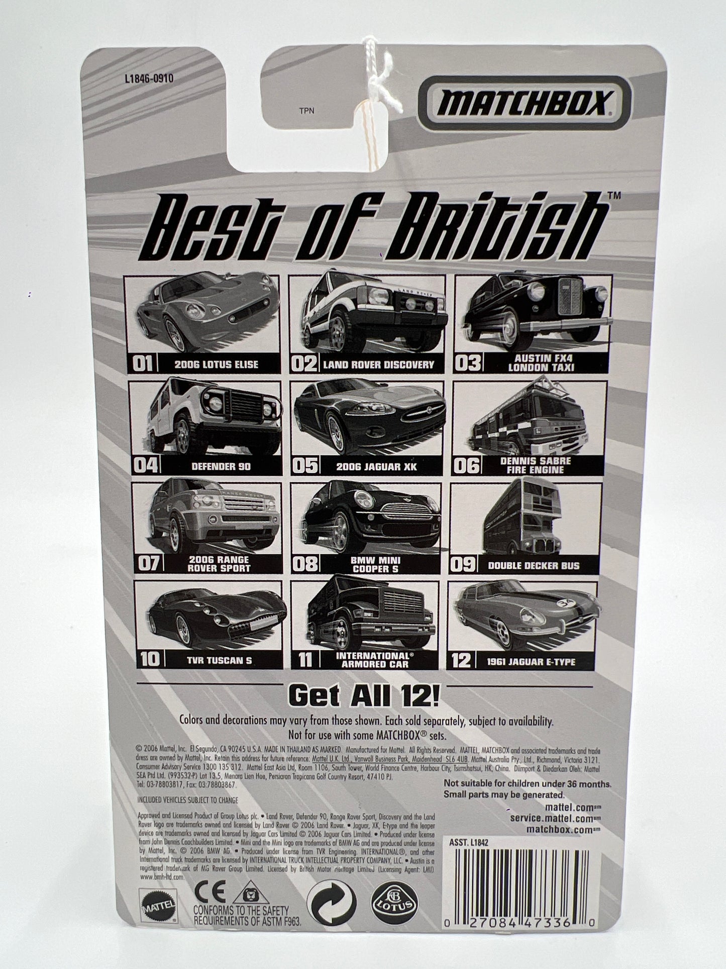 Matchbox Best Of British #3 Austin FX4 London Taxi Black 169i