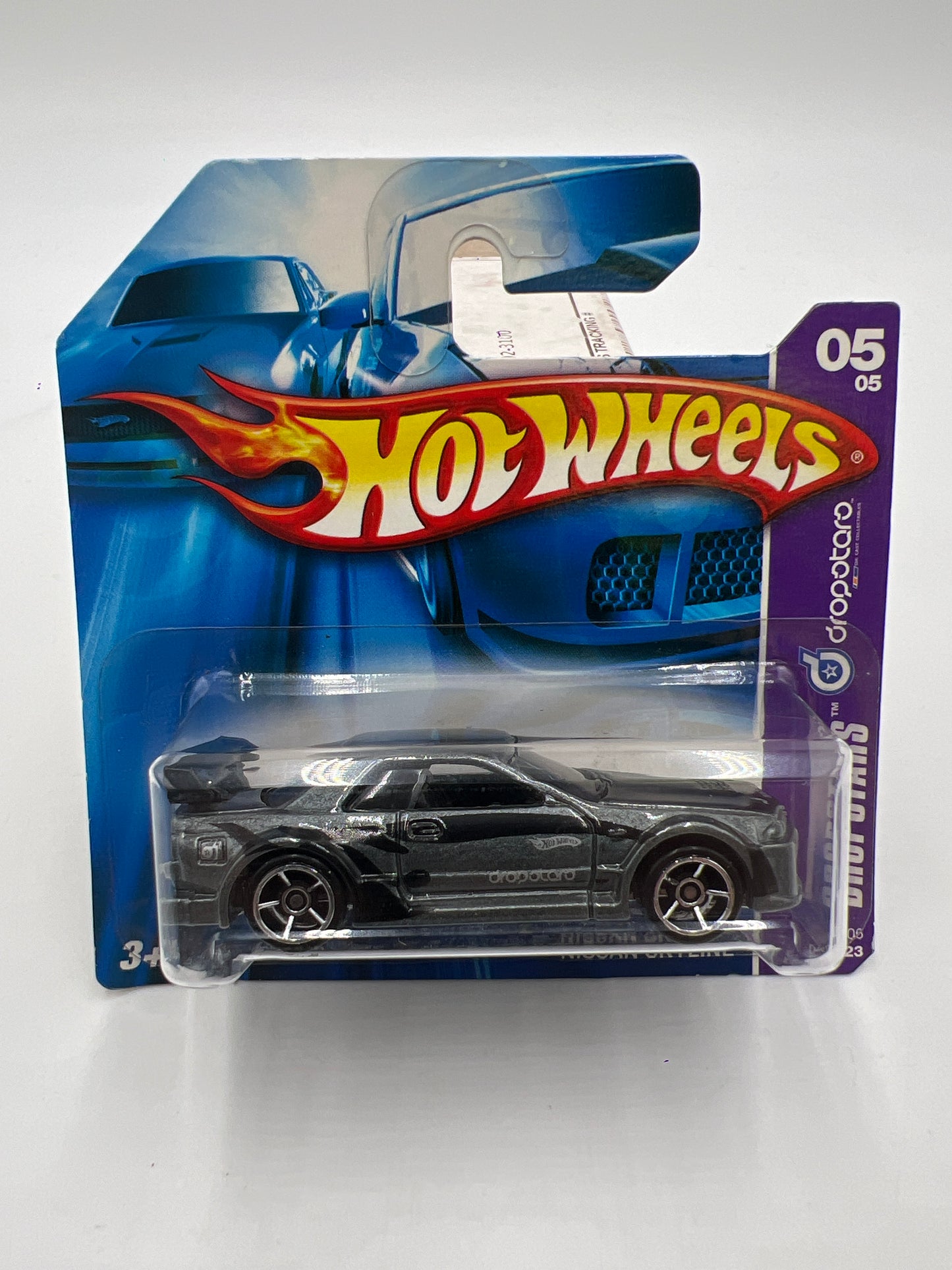 2006 Hot Wheels Dropstars #060 Nissan Skyline Gray HTF Short Card W/Protector