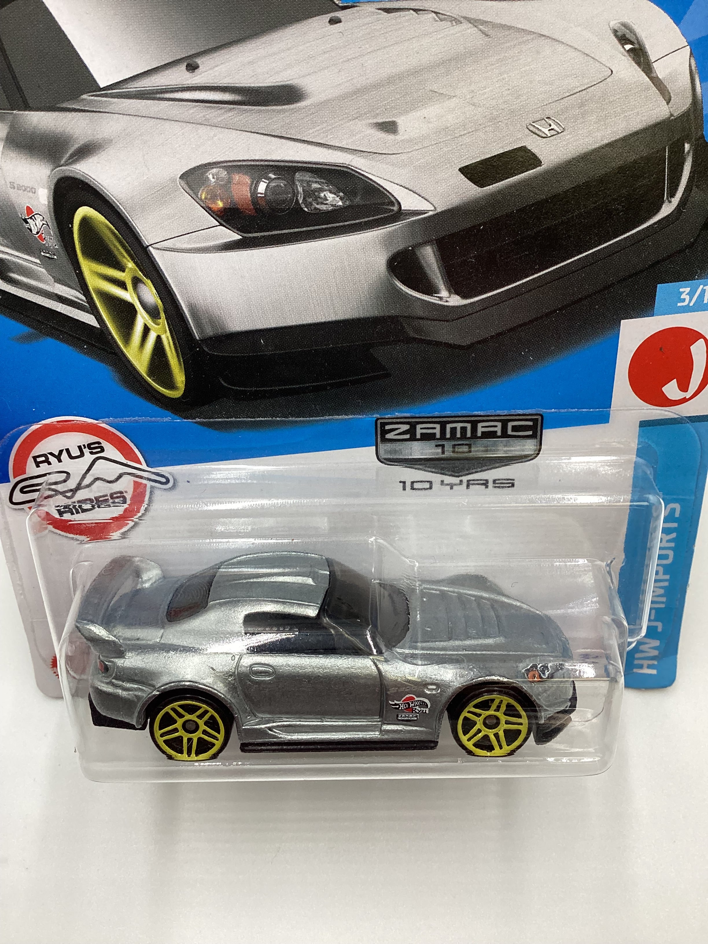 Hot Wheels 2022 L Case deals Zamac Honda S2000