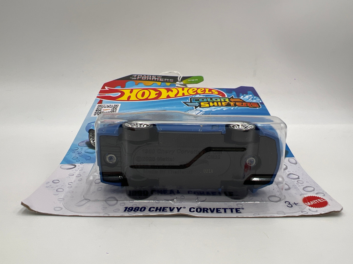 2025 Hot Wheels Color Shifters Transformers 1980 Chevy Corvette Blue 116B