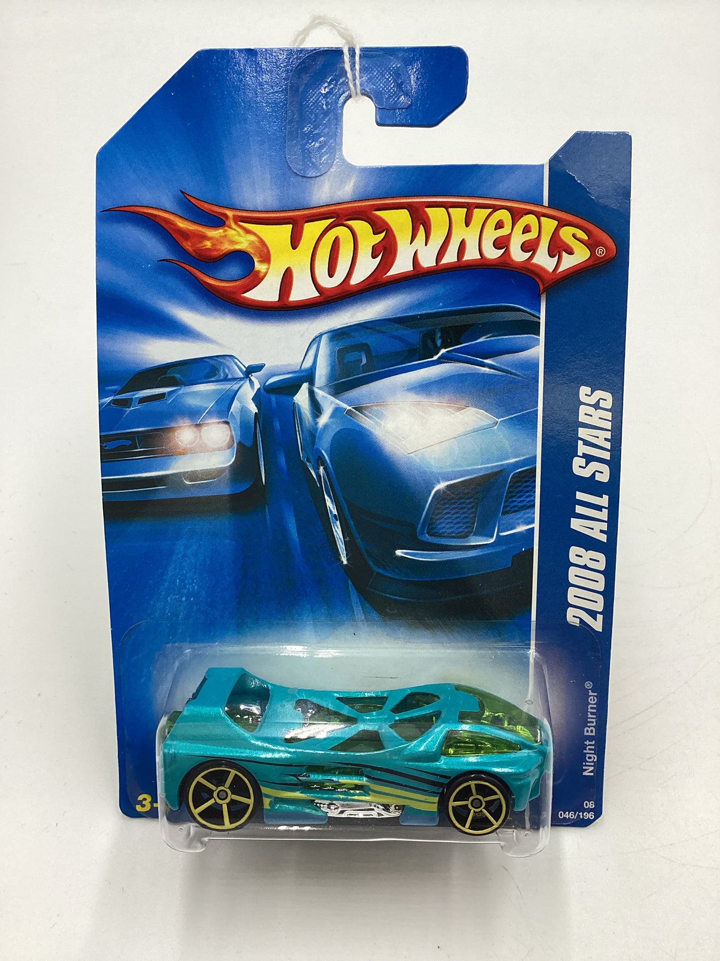 2008 Hot Wheels All Stars #46 Night Burner Blue EE8