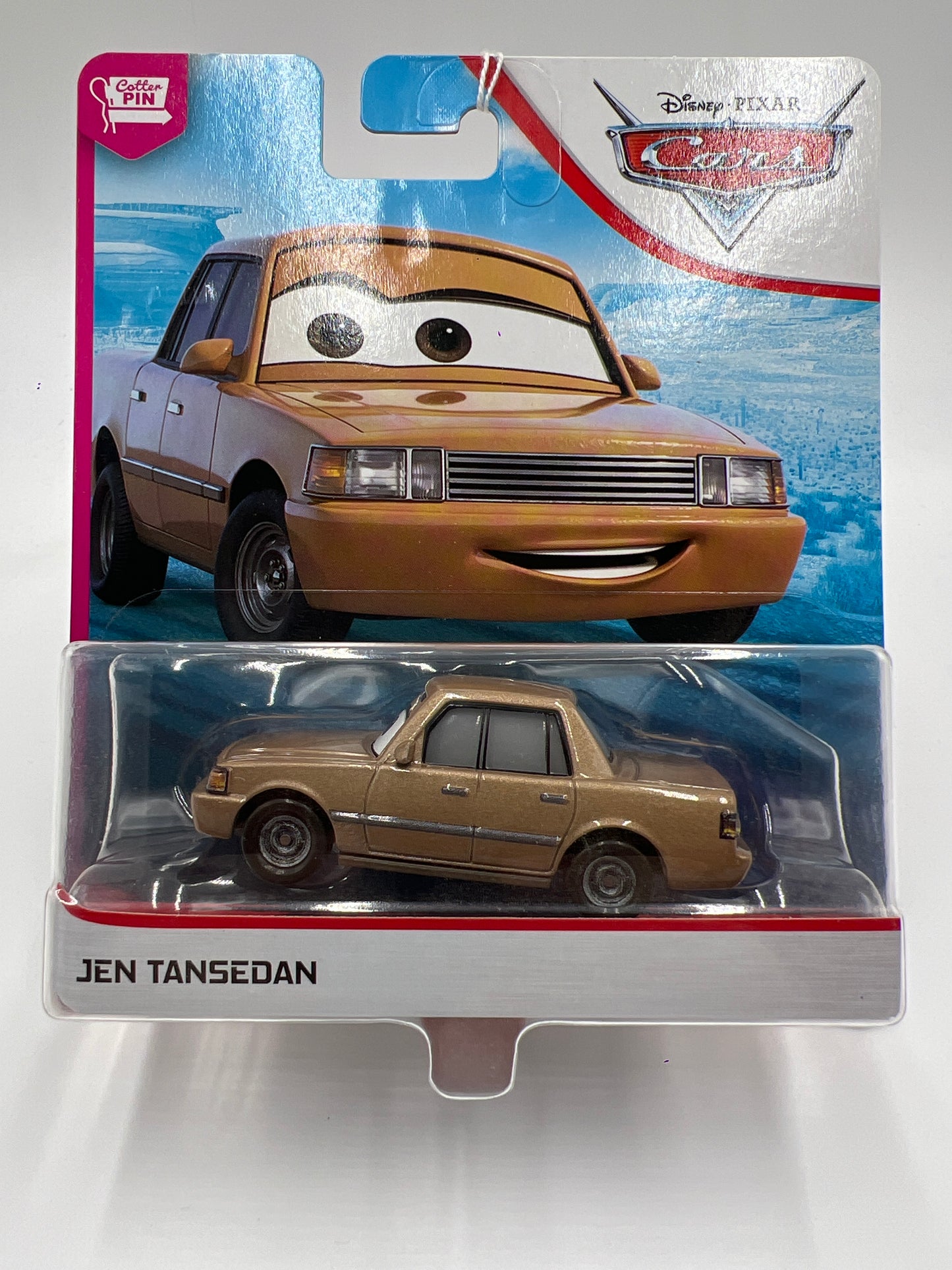 Disney Pixar Cars The Cotter Pin Jen Tansedan Tan 138C