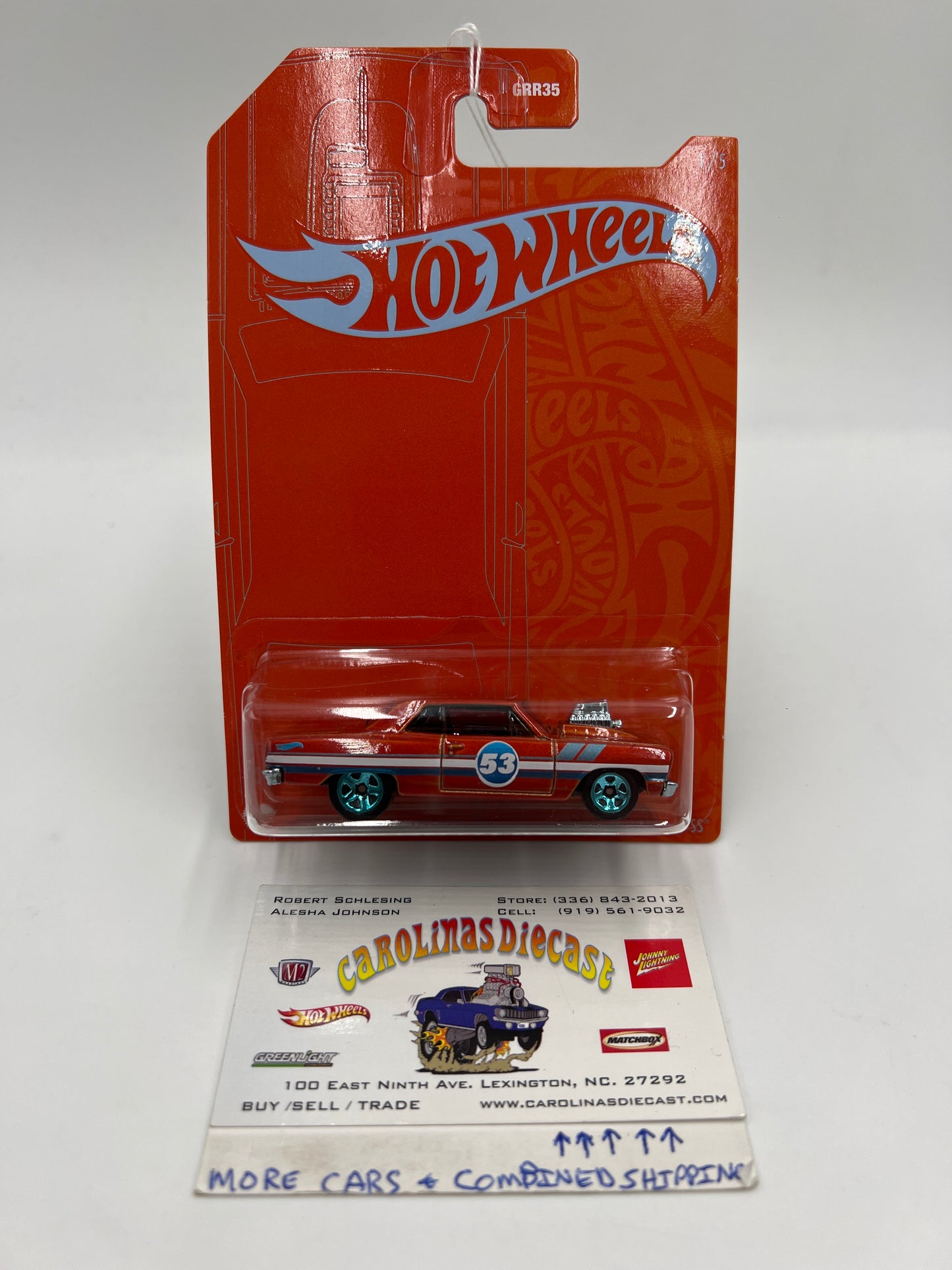 2021 Hot Wheels 53rd Anniversary Set #1 64 Chevy Chevelle SS Orange 153A