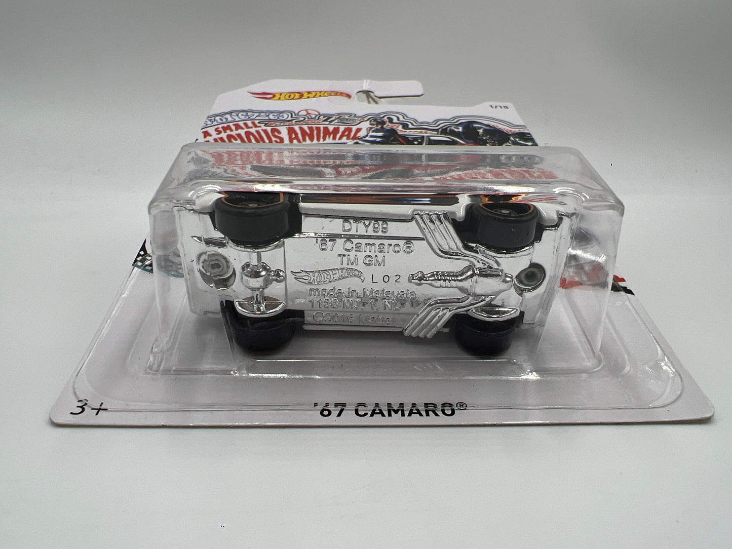 2018 Hot Wheels 50th Anniversary Camaro Series #1 67 Camaro White 152F