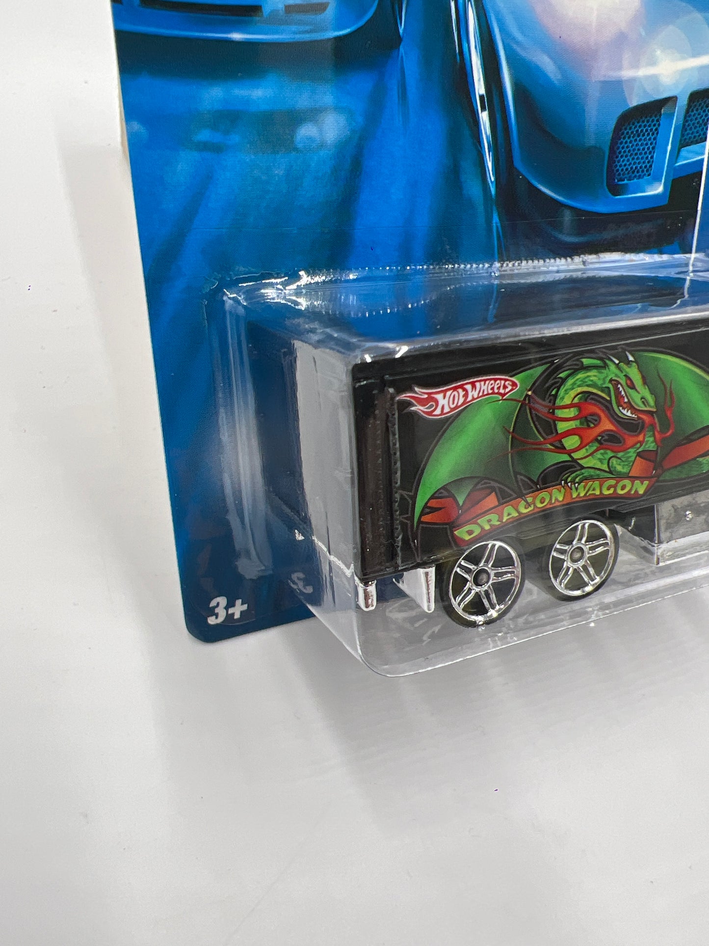 2007 Hot Wheels Hiway Hauler Dragon Wagon Green